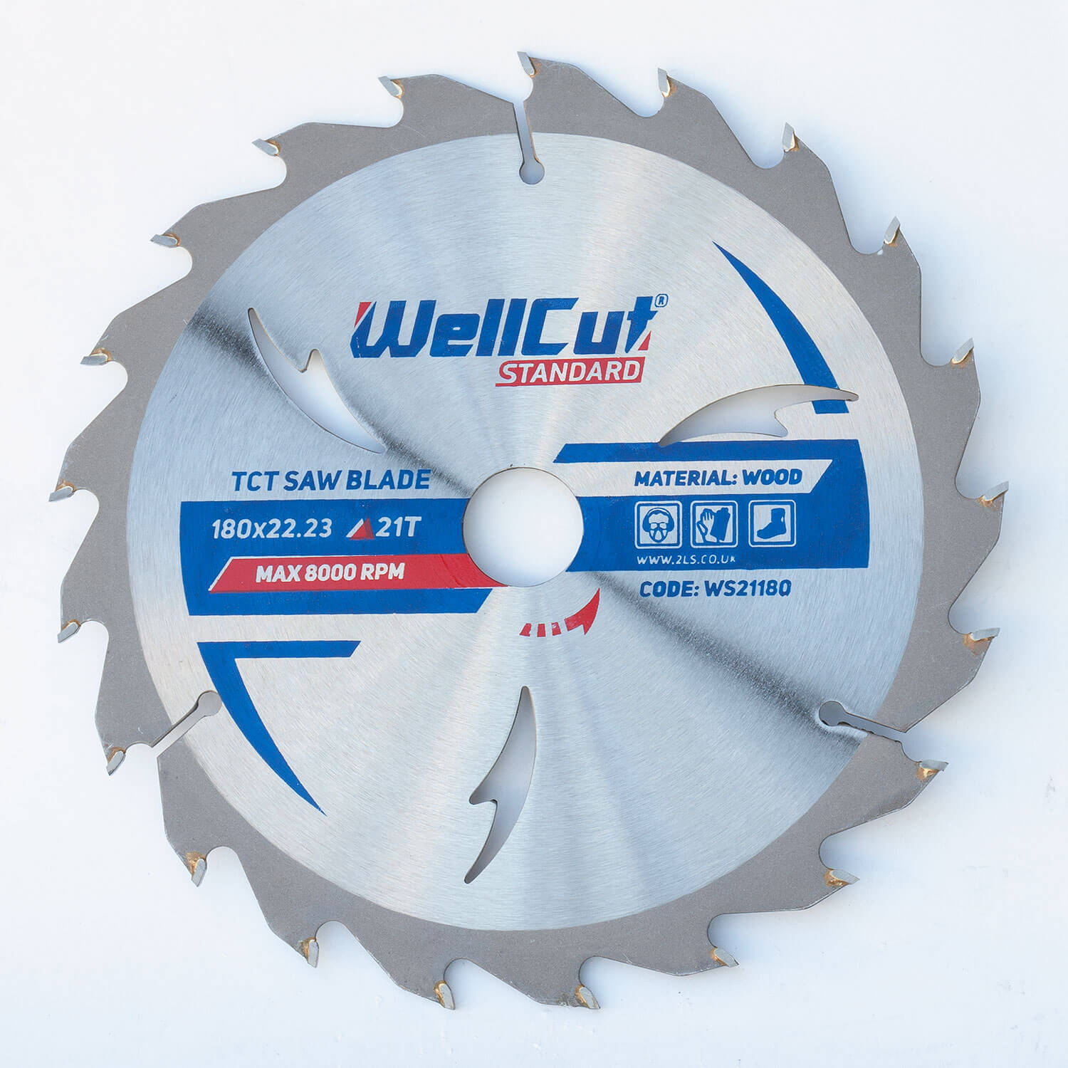Пиляльний диск WellCut 180x22.23 мм, 21Т